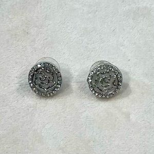 Rhinestone Stud Earrings
